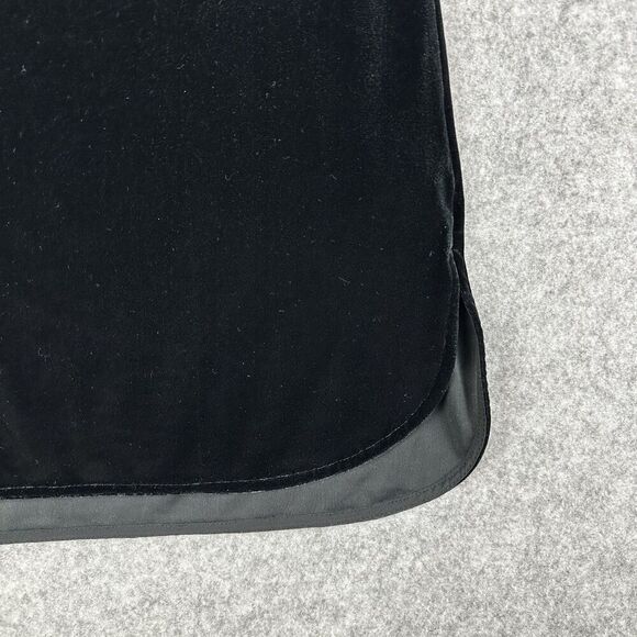 Lauren Ralph Lauren LRL Tunic Top Womens S Black Velvet Pullover Preppy Goth - Picture 2 of 12